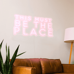This Must Be The Place Neon Sign The Crafty Bonobo Neon Sign 7