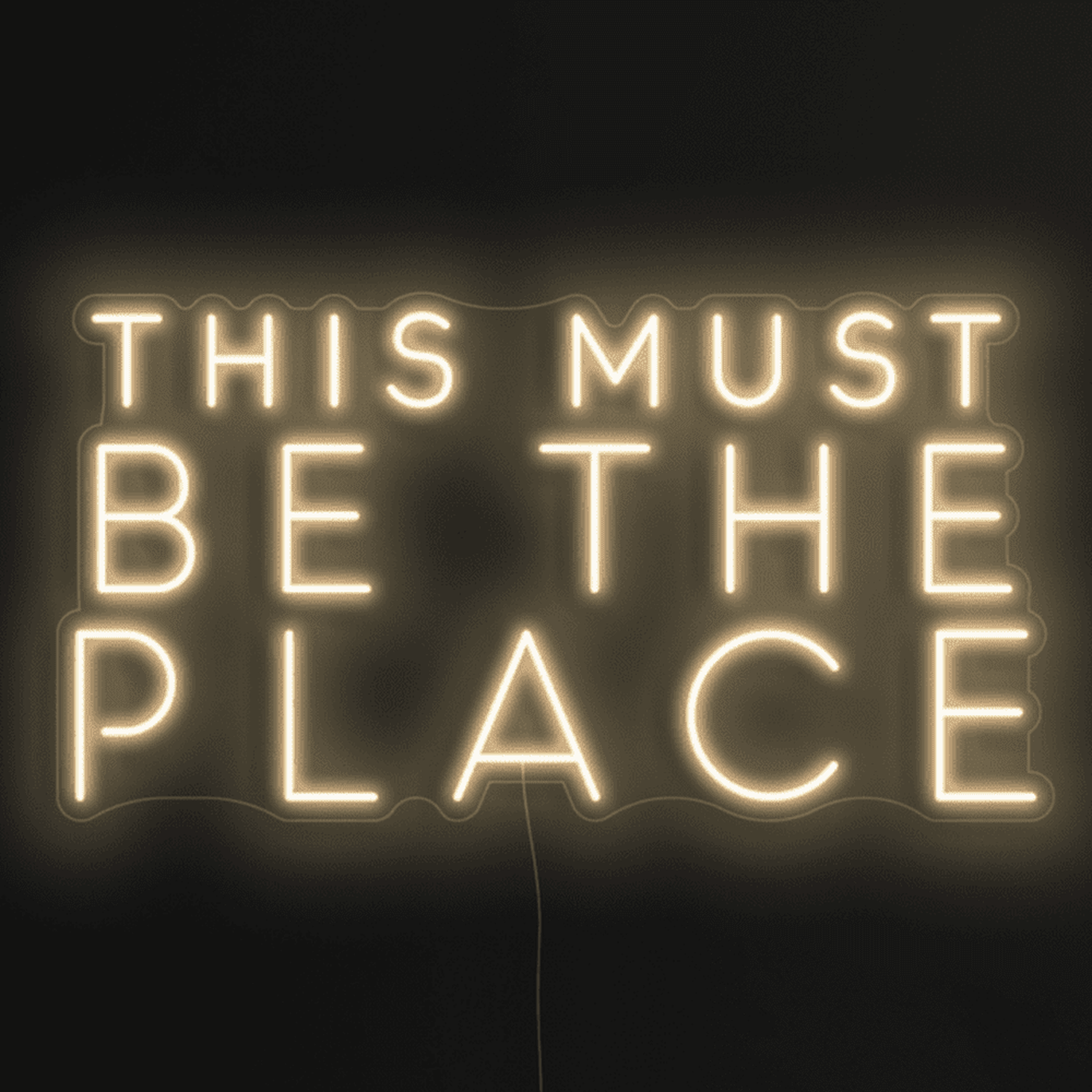 This Must Be The Place Neon Sign The Crafty Bonobo Neon Sign 6