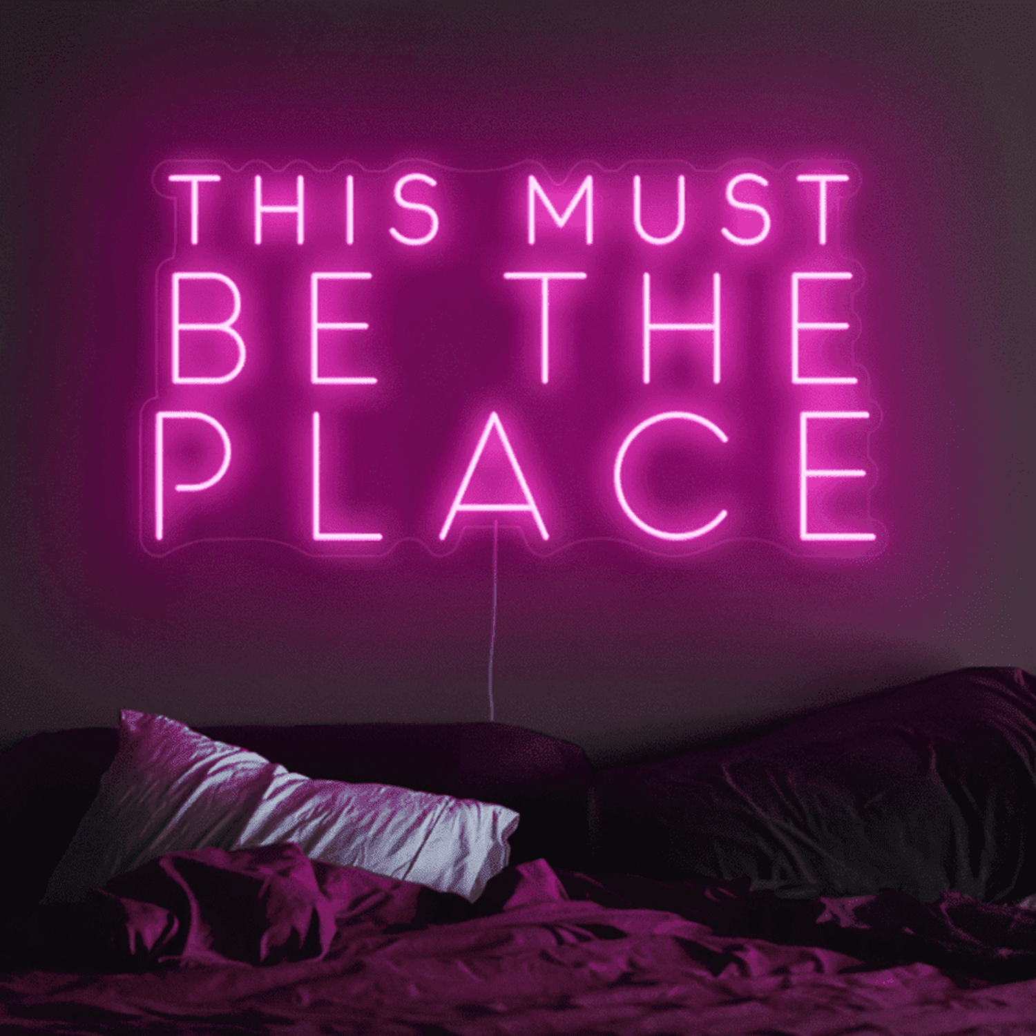 This Must Be The Place Neon Sign The Crafty Bonobo Neon Sign 2