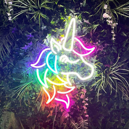 Unicorn Neon Sign The Crafty Bonobo Neon Sign 2