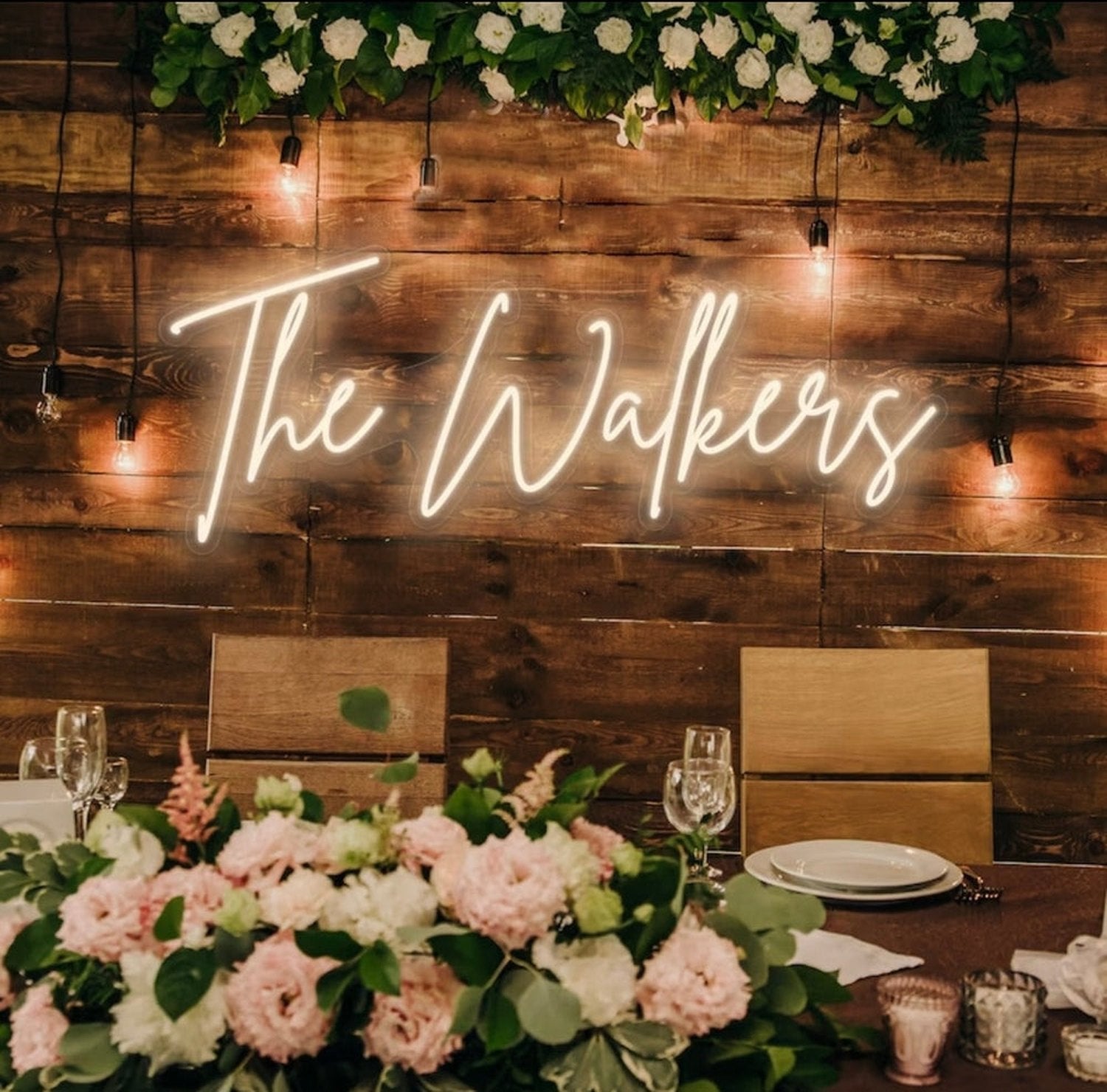 Wedding Neon Sign | Wedding Decoro The Crafty Bonobo Neon Sign 1