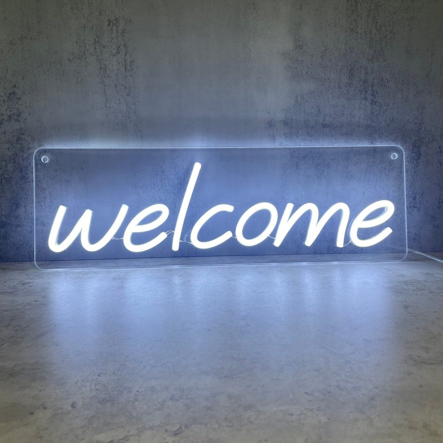 Welcome Neon Sign The Crafty Bonobo Neon Sign 5