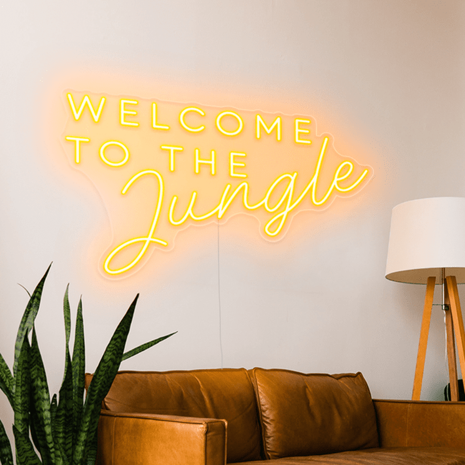 Welcome To The Jungle Neon Sign The Crafty Bonobo Neon Sign 3