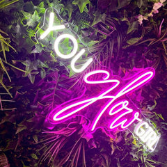 You Glow Girl Neon Sign The Crafty Bonobo Neon Sign 1