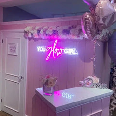 You Glow Girl Neon Sign The Crafty Bonobo Neon Sign 2