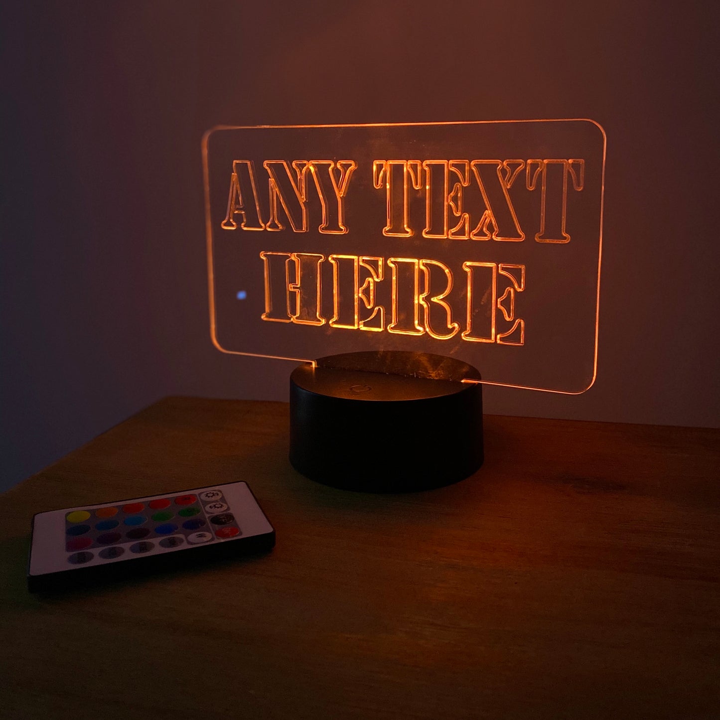 Personalised Acrylic LED Sign