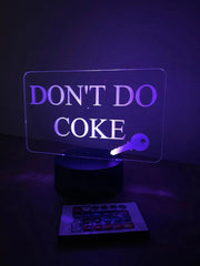 Don’t Do Coke LED Bar Sign The Crafty Bonobo LED Signs 3