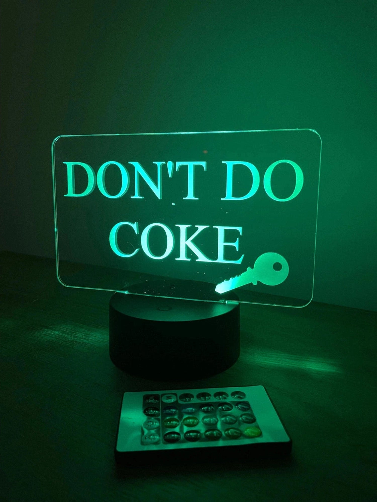Don’t Do Coke LED Bar Sign The Crafty Bonobo LED Signs 5