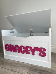 Personalised Wooden Toy Box