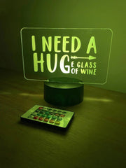 I Need Wine LED Bar Sign The Crafty Bonobo LED Signs 4
