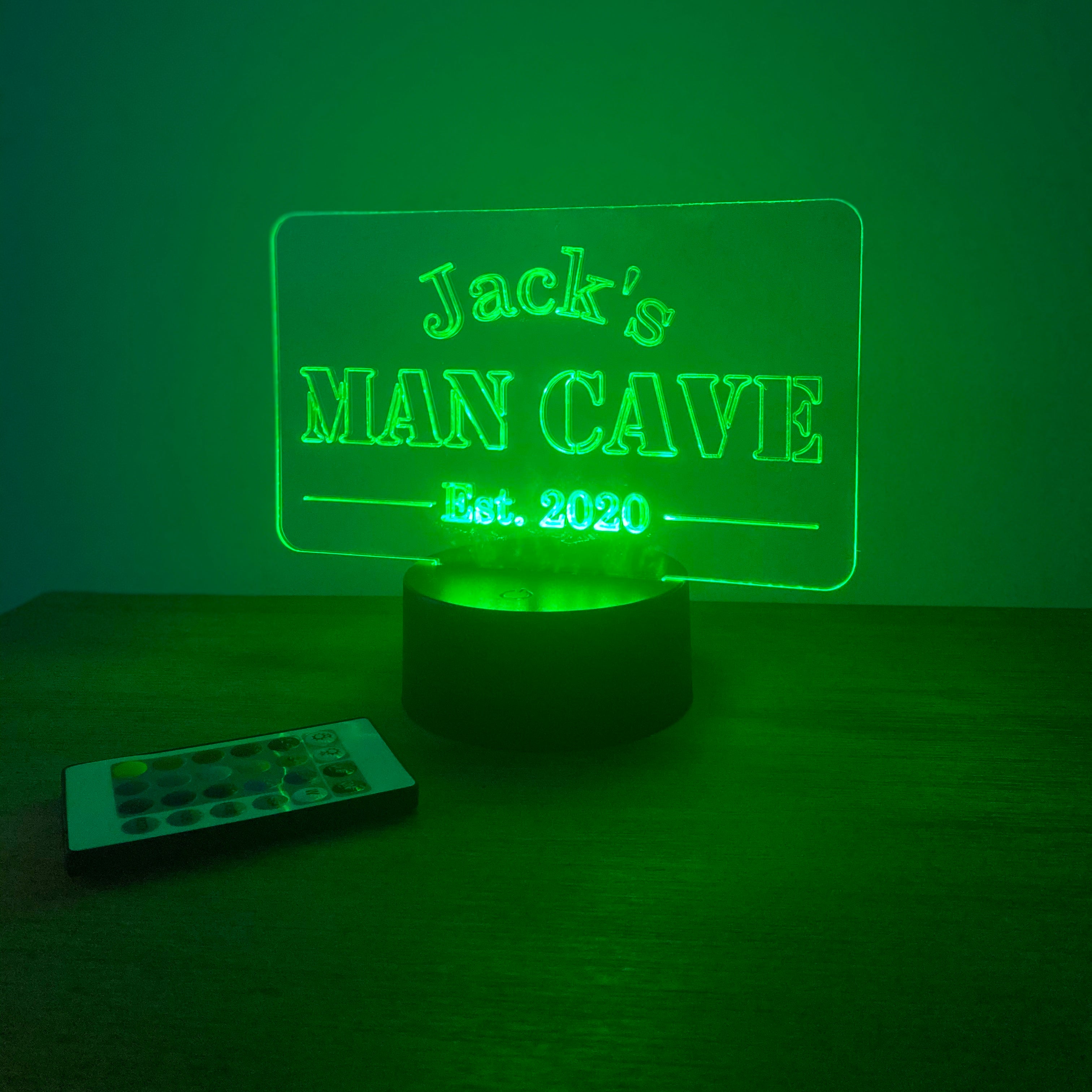 Man cave 2024 signs led