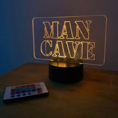 Man Cave Acrylic LED Sign The Crafty Bonobo LED Signs 2