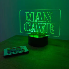 Man Cave Acrylic LED Sign The Crafty Bonobo LED Signs 3