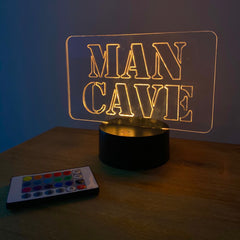 Man Cave Acrylic LED Sign