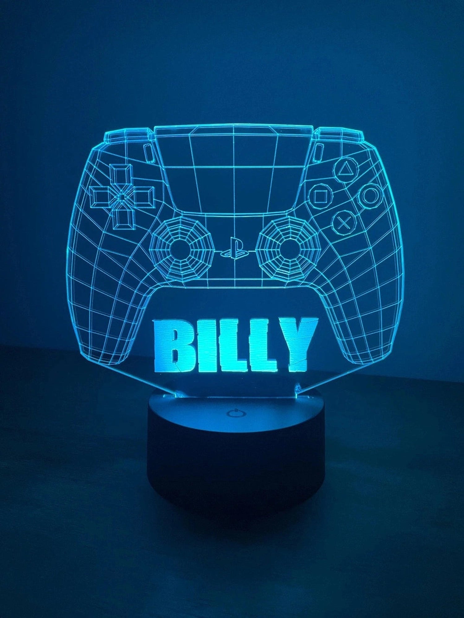 Personalised 3D PlayStation Controller LED Sign The Crafty Bonobo LED Signs 4
