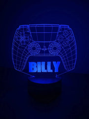 Personalised 3D PlayStation Controller LED Sign The Crafty Bonobo LED Signs 5