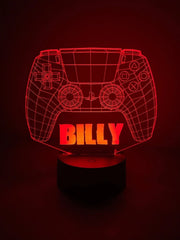 Personalised 3D PlayStation Controller LED Sign The Crafty Bonobo LED Signs 6