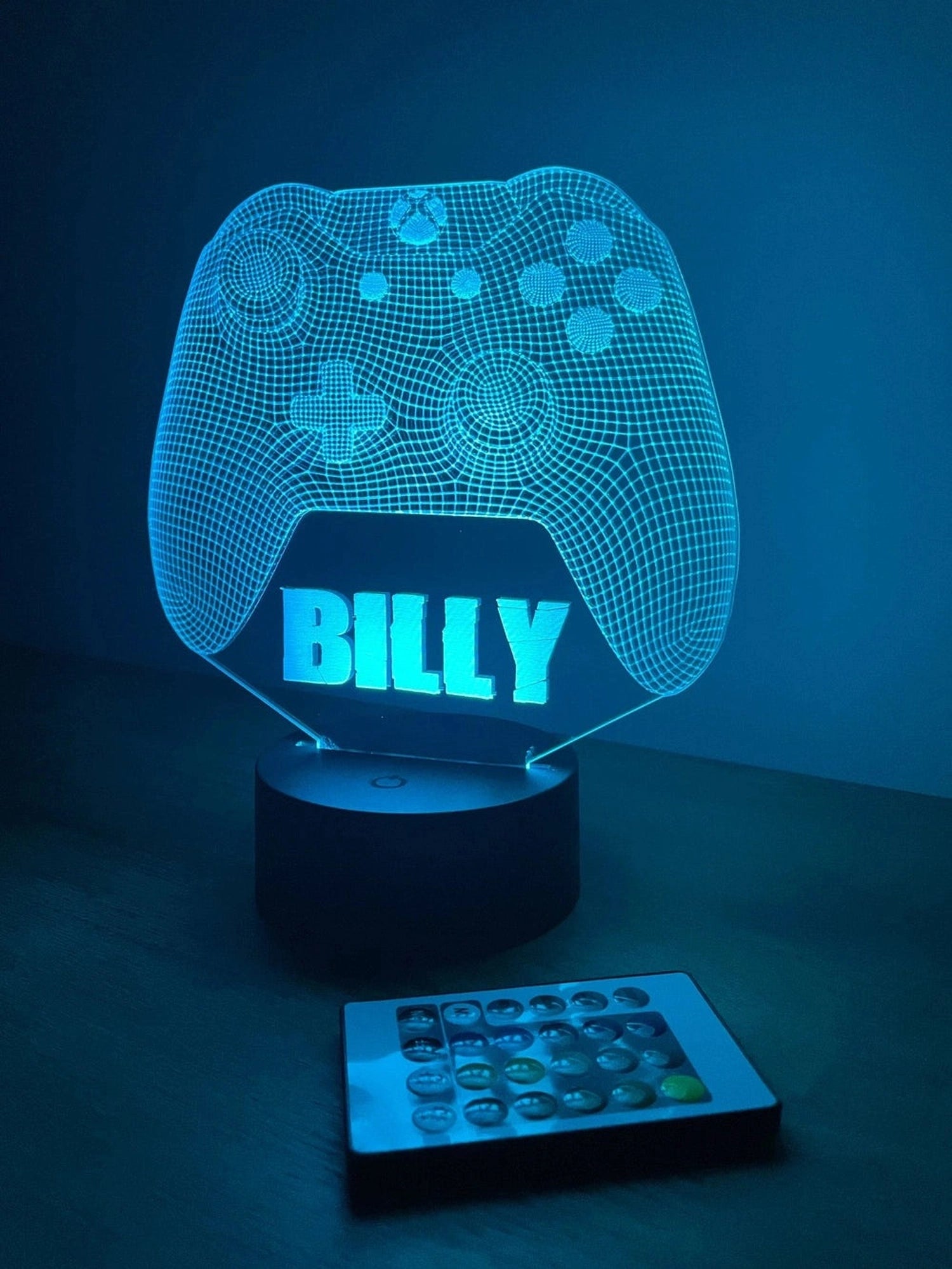 Personalised 3D Xbox Controller LED Sign The Crafty Bonobo LED Signs 1