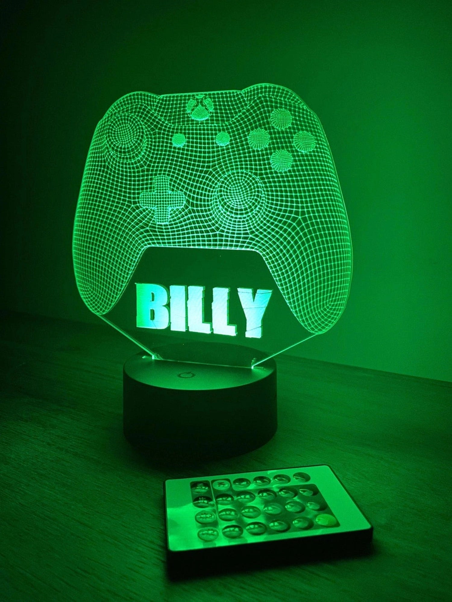 Personalised 3D Xbox Controller LED Sign The Crafty Bonobo LED Signs 5