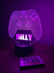 Personalised 3D Xbox Controller LED Sign The Crafty Bonobo LED Signs 7
