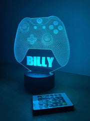 Personalised 3D Xbox Controller LED Sign The Crafty Bonobo LED Signs 1