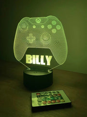 Personalised 3D Xbox Controller LED Sign The Crafty Bonobo LED Signs 2