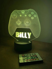 Personalised 3D Xbox Controller LED Sign The Crafty Bonobo LED Signs 6