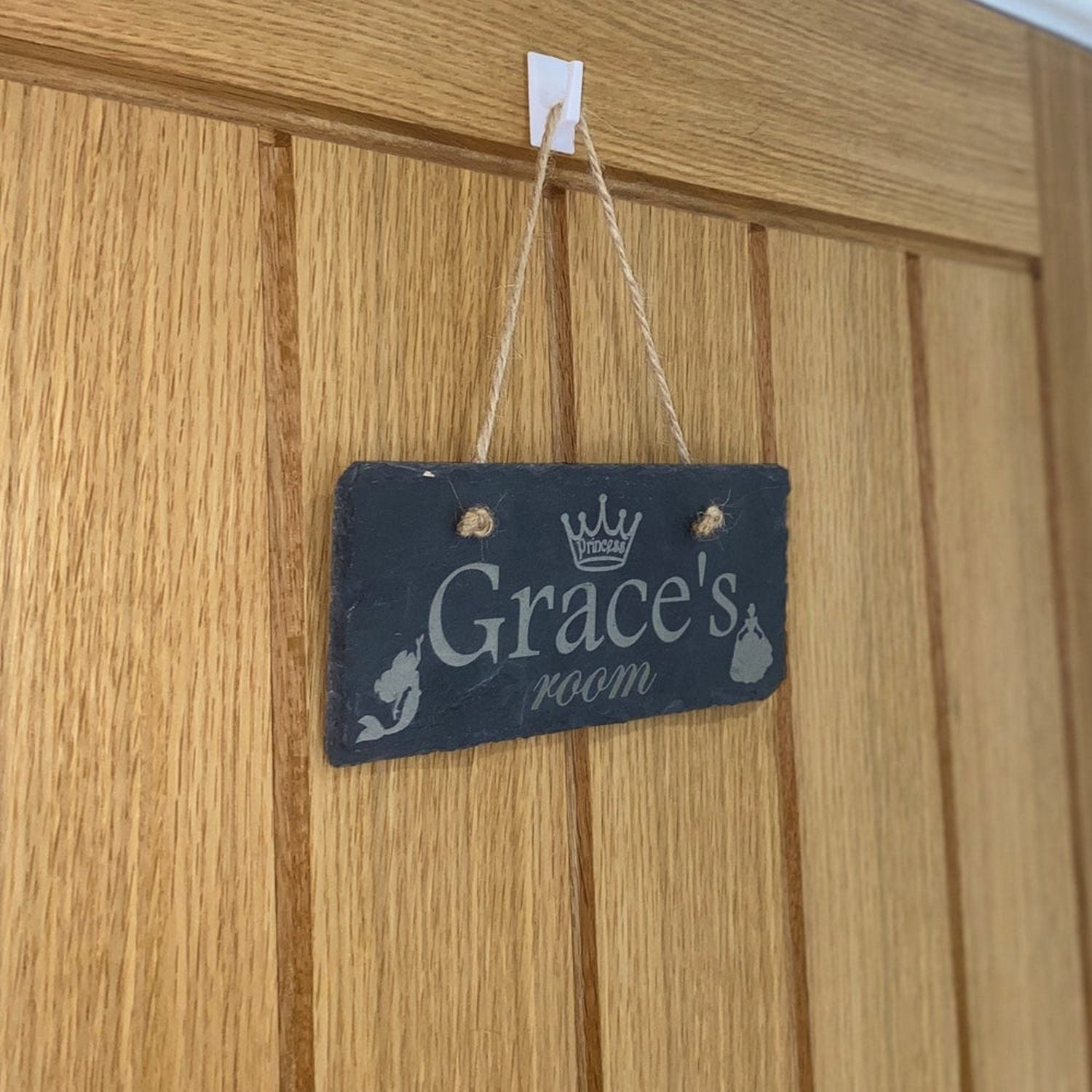 Personalised Bedroom Slate Sign The Crafty Bonobo Slate sign 2