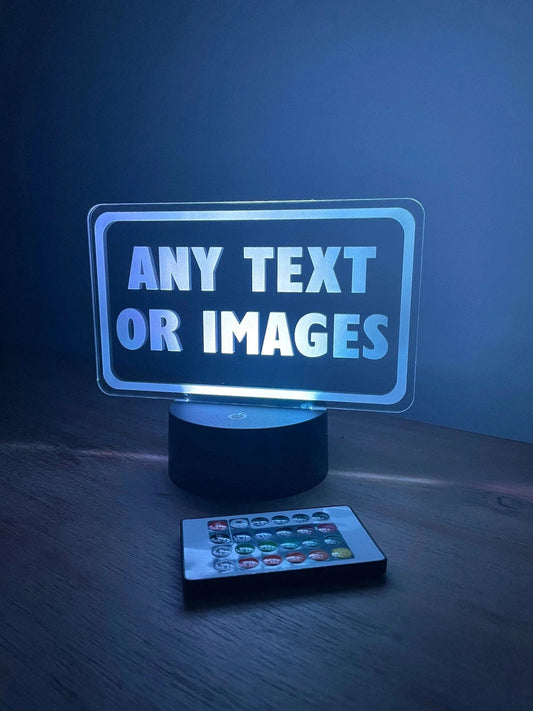 Personalised Business Display LED Sign The Crafty Bonobo LED Signs 1