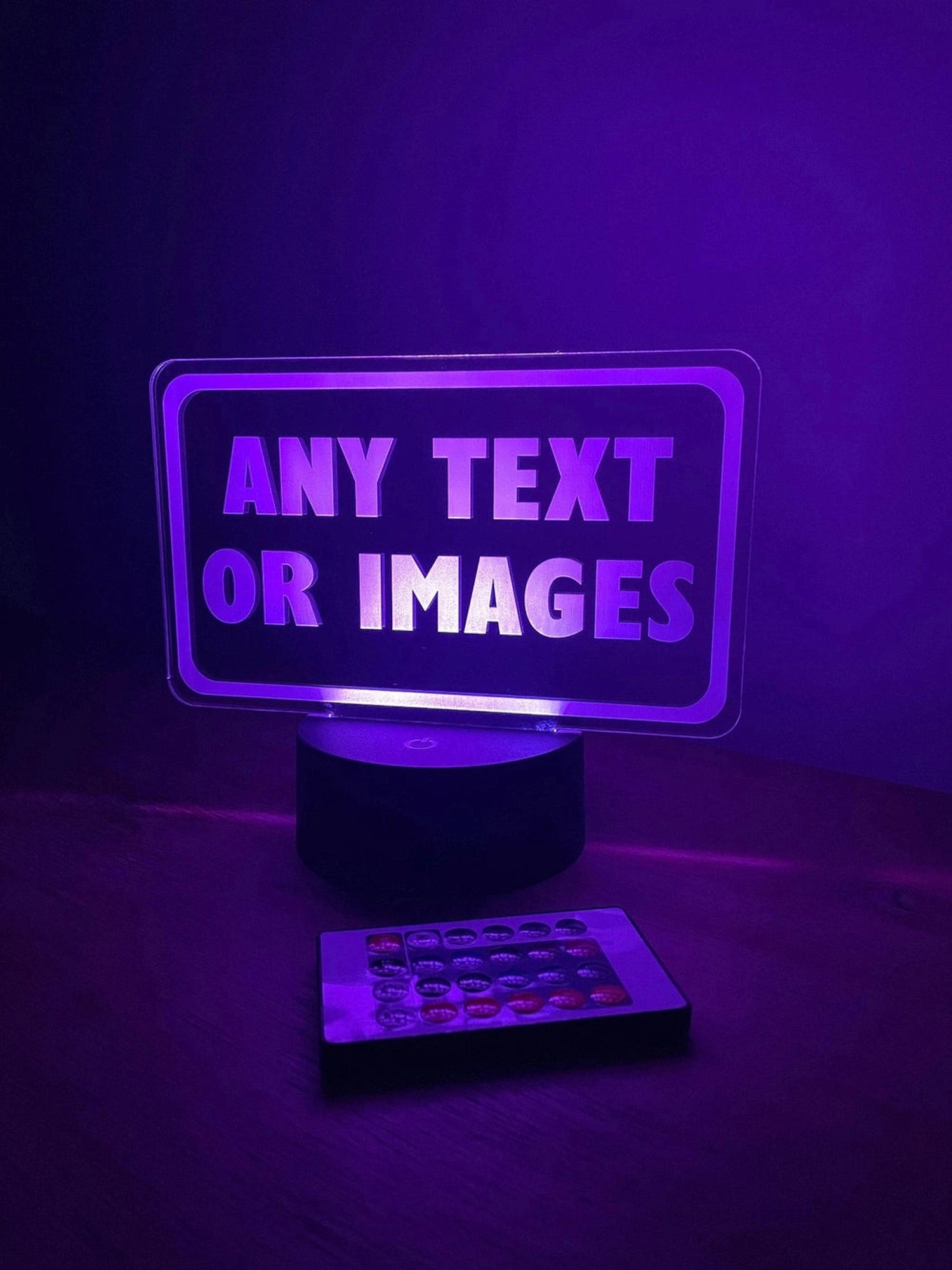 Personalised Business Display LED Sign The Crafty Bonobo LED Signs 4
