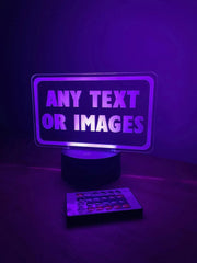 Personalised Business Display LED Sign The Crafty Bonobo LED Signs 4