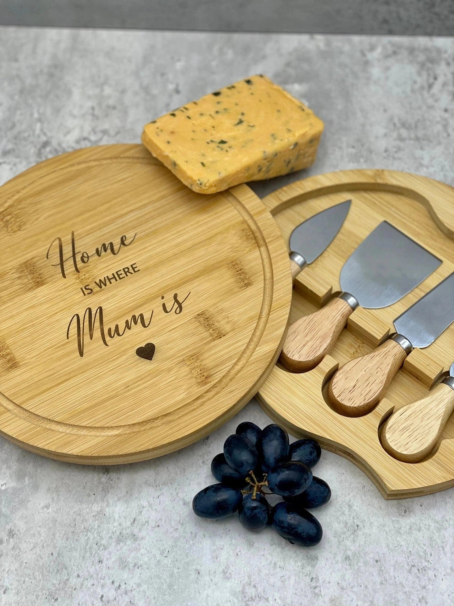 Personalised Cheese Board & Knife Set Cheese Board Cheese board 1