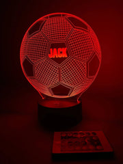 Personalised LED Football Name Sign The Crafty Bonobo LED Signs 4