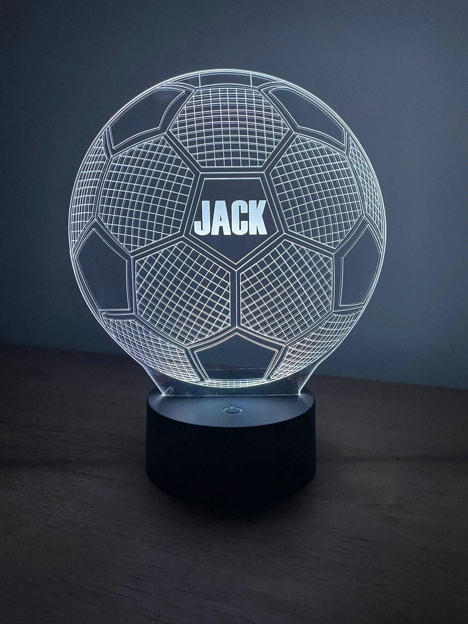 Personalised LED Football Name Sign The Crafty Bonobo LED Signs 5