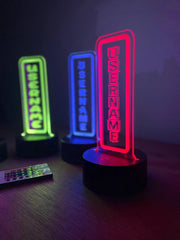 Personalised LED Gamer Tag Username Sign The Crafty Bonobo LED Signs 4