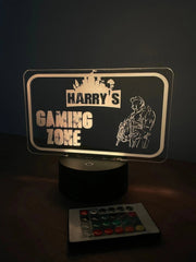 Personalised LED Gaming Name Sign The Crafty Bonobo LED Signs 5