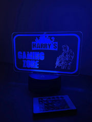 Personalised LED Gaming Name Sign The Crafty Bonobo LED Signs 3