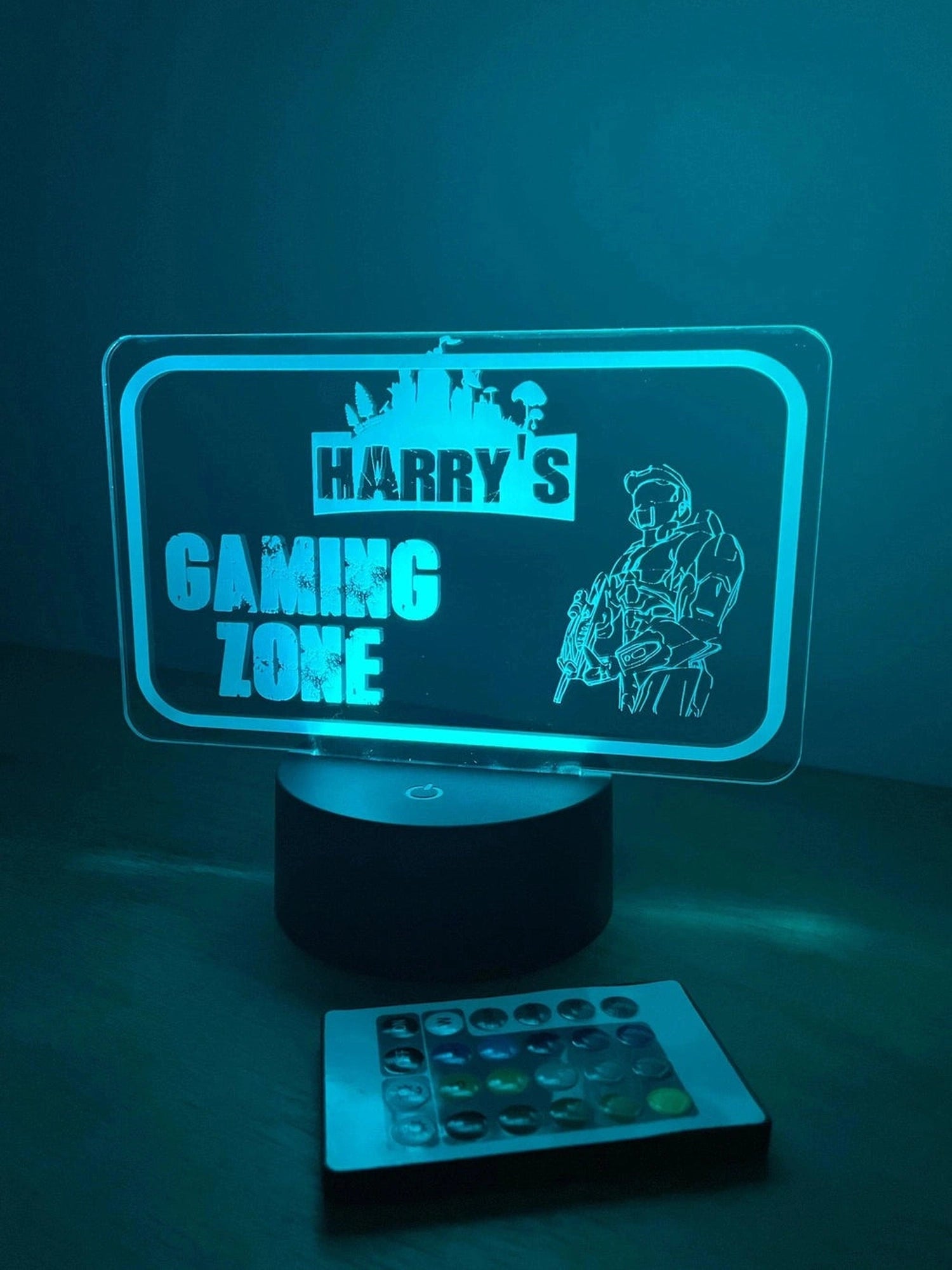 Personalised LED Gaming Name Sign The Crafty Bonobo LED Signs 6