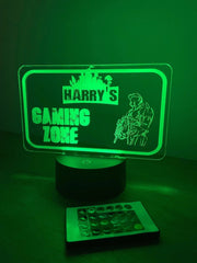 Personalised LED Gaming Name Sign The Crafty Bonobo LED Signs 4