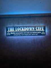 Personalised LED Mirror Bar Sign The Crafty Bonobo LED Mirror Sign 4