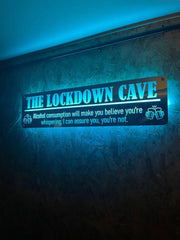 Personalised LED Mirror Bar Sign The Crafty Bonobo LED Mirror Sign 1