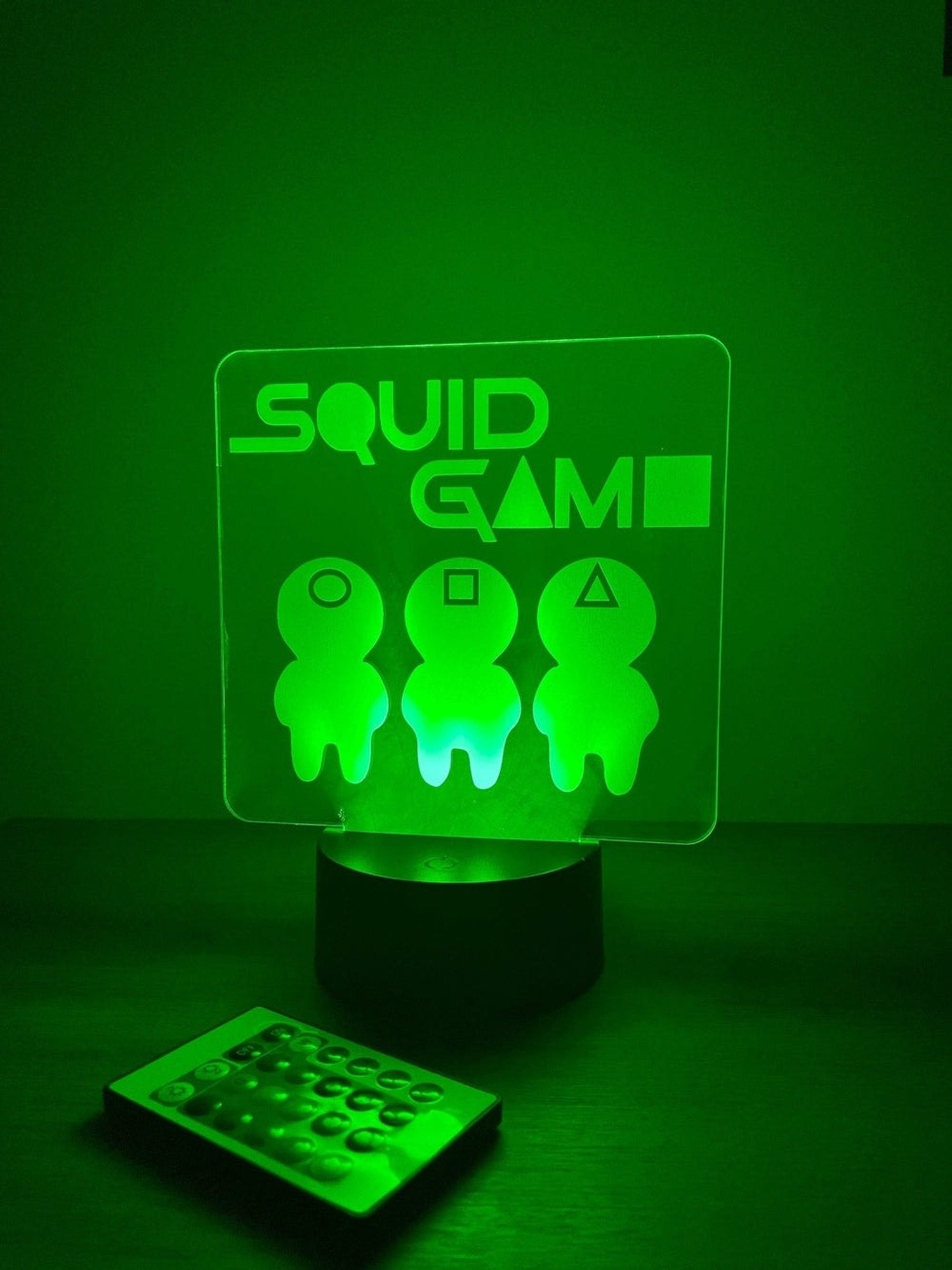Personalised Squid Games LED Sign The Crafty Bonobo LED Signs 1