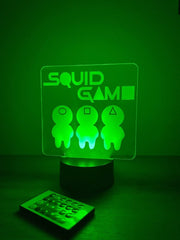 Personalised Squid Games LED Sign The Crafty Bonobo LED Signs 1