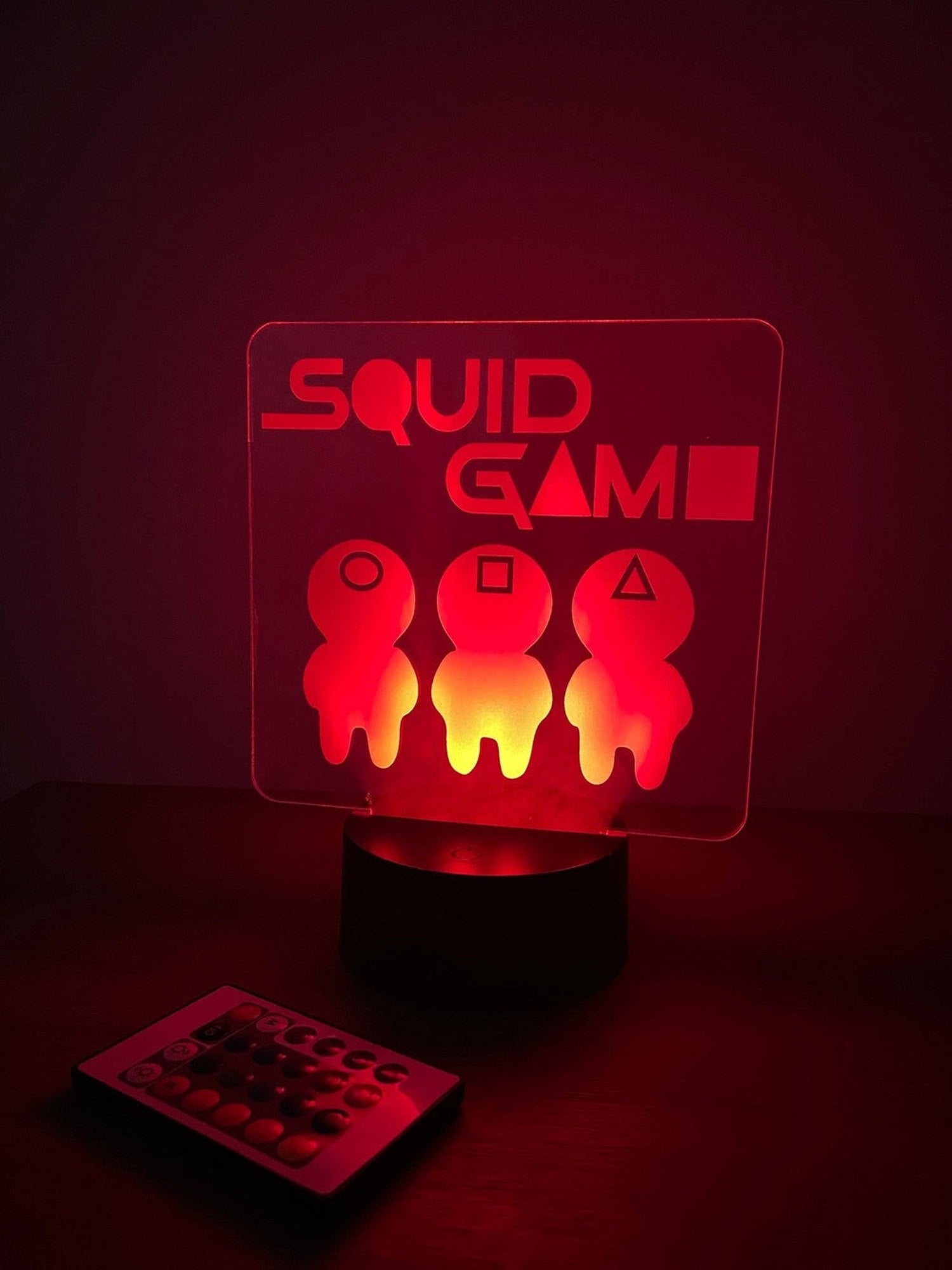 Personalised Squid Games LED Sign The Crafty Bonobo LED Signs 2