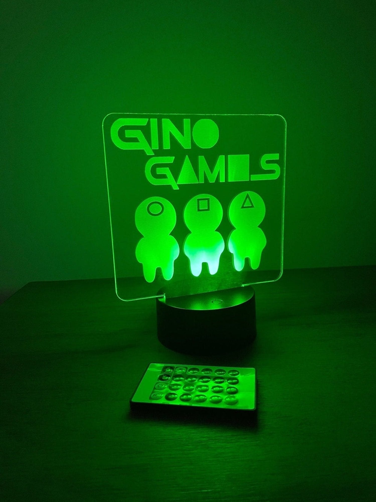 Personalised Squid Games LED Sign The Crafty Bonobo LED Signs 3