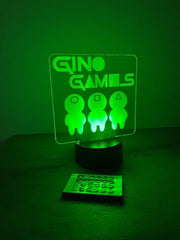 Personalised Squid Games LED Sign The Crafty Bonobo LED Signs 3