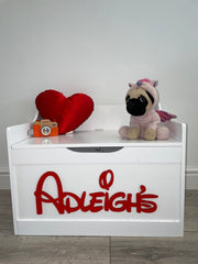 Personalised Wooden Toy Box The Crafty Bonobo Toy Box 3