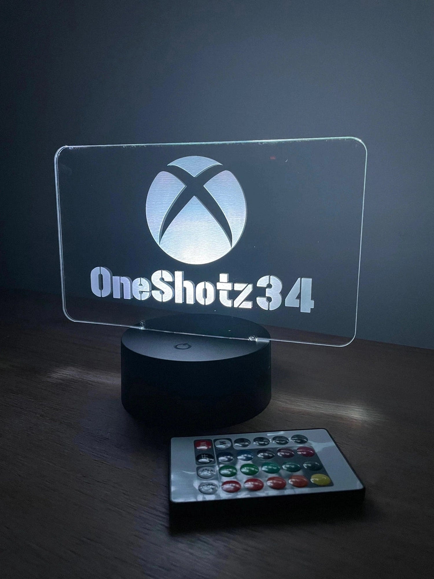 Task. Sign Xbox Personalised Xbox Gamer Tag LED Sign – The Crafty Bonobo