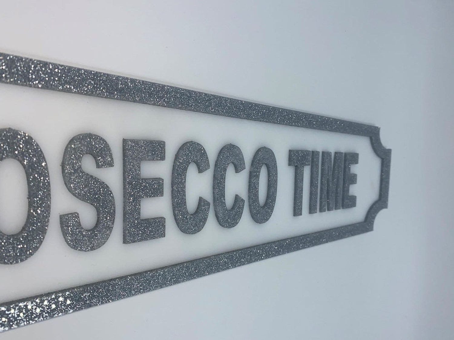 Prosecco Time Acrylic Street Sign – Personalised Bar, Home & Garden Wall Plaque The Crafty Bonobo Street Sign 4