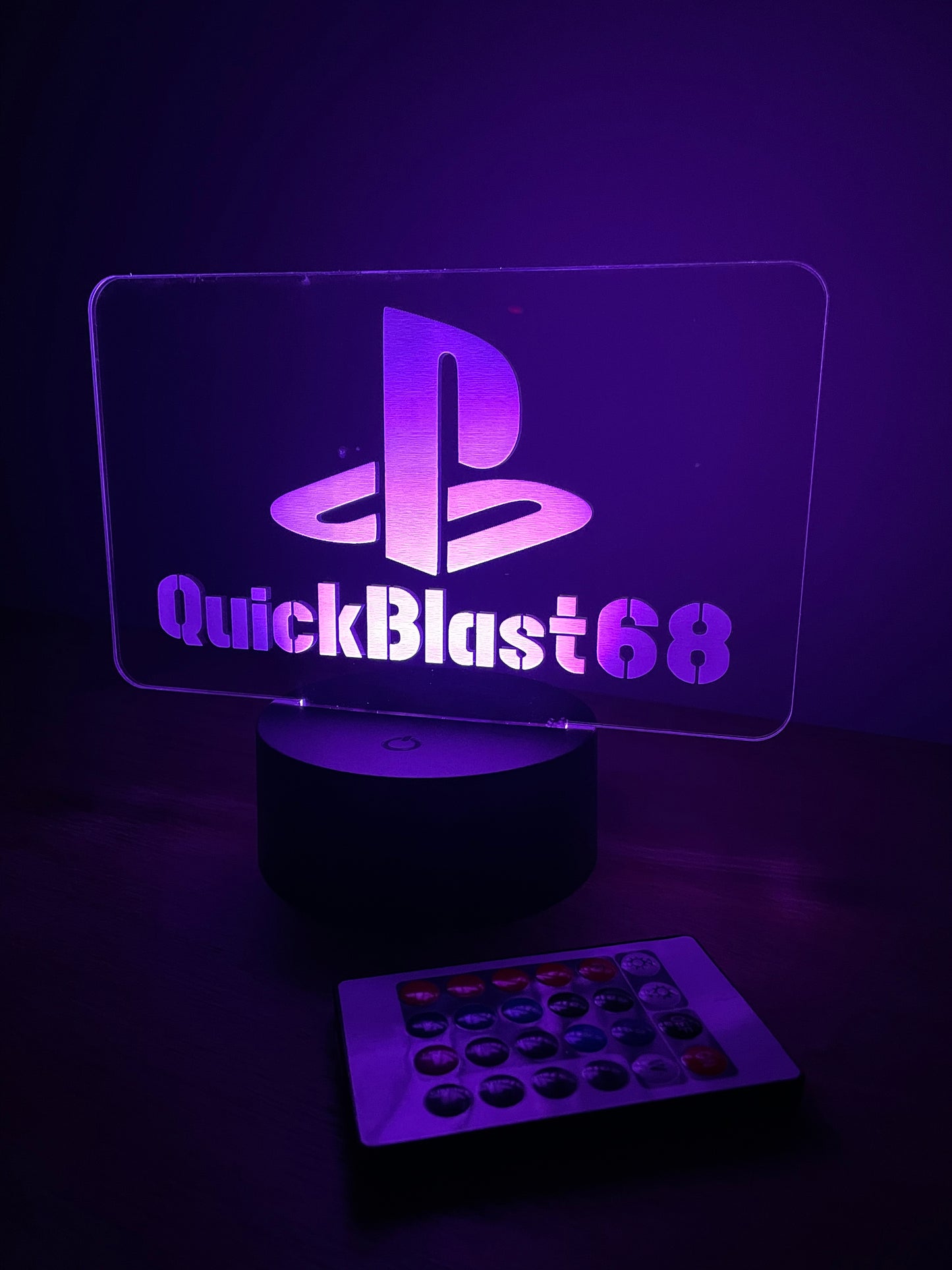 Personalised Playstation Gamer Tag LED Sign